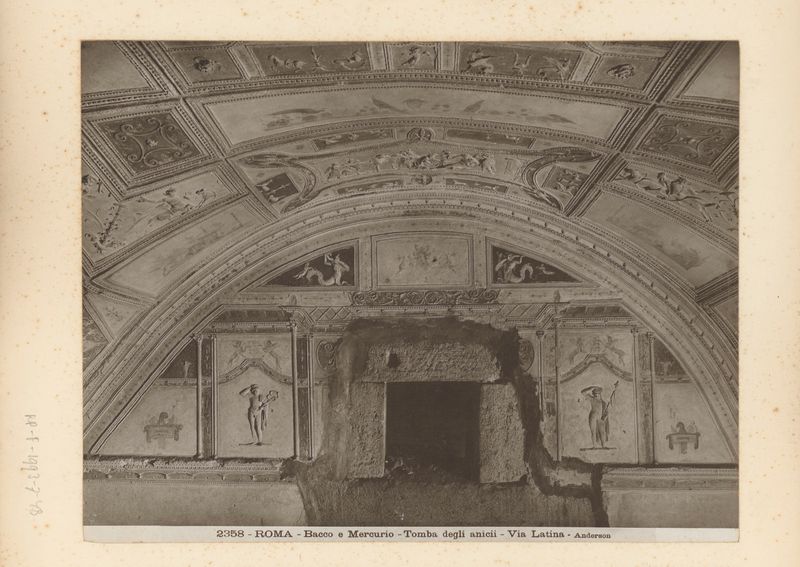 Reliefs of Bacchus and Mercury, gelatin silver print by James Anderson