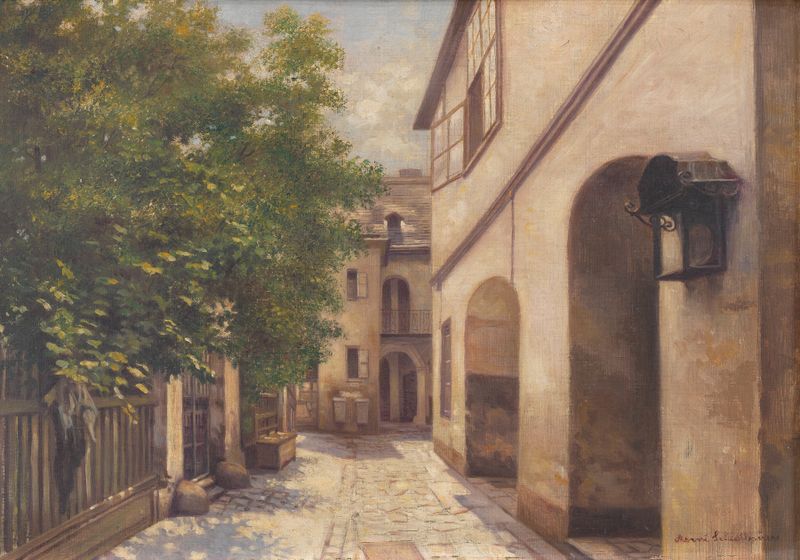 Albertplatz 8, Hofansicht de Anni Schedlbauer, meio desconhecido
