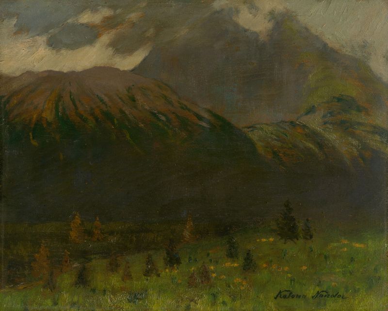 Gerlachov štít landscape by Ferdinand Katona, unknown medium