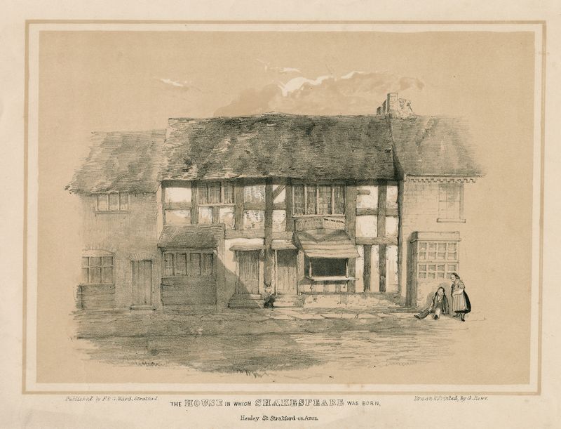 The house in which Shakespeare was born, Victorian style by George Rowe