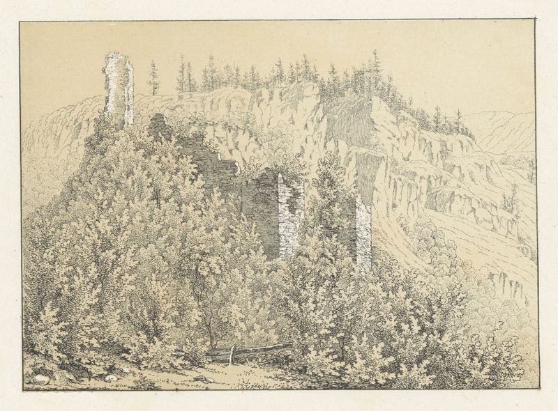 Paisaje de Johann Friedrich Wagner, óleo que representa luz serena y naturaleza en Montvoie.
