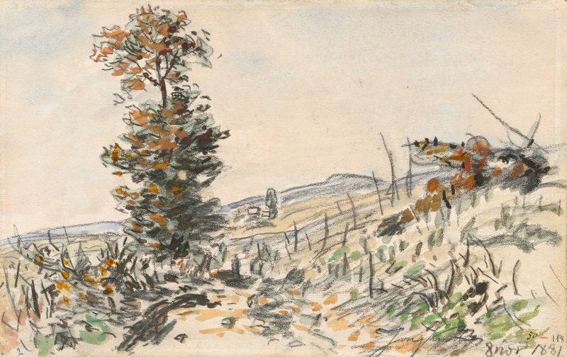 Paisagem de outono óleo de Johan Barthold Jongkind