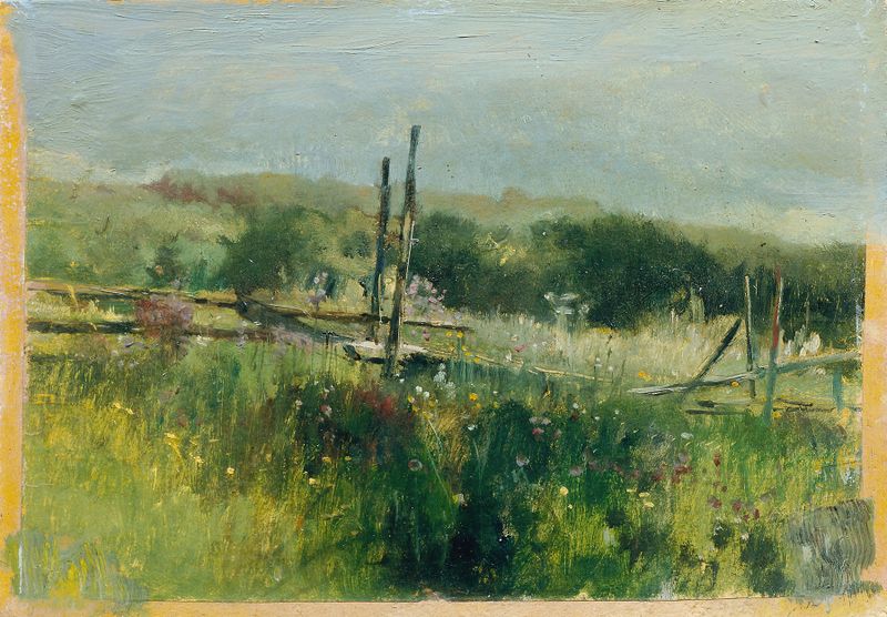 Landscape featuring a field and horizon, by Johann Till the younger