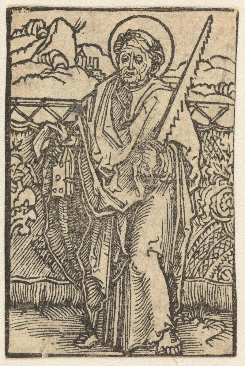 Retrato do apóstolo Simão de Albrecht Dürer, 1503, papel