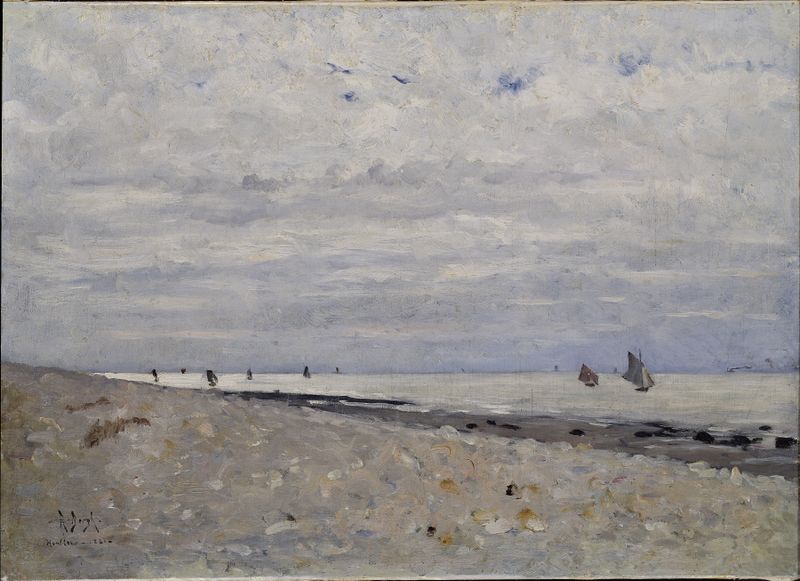 Sea Landscape off Honfleur, oil on canvas by Richard Bergh