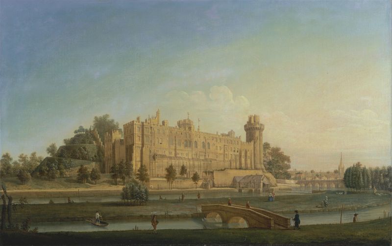 Arquitectura de Warwick Castle por Francis Harding