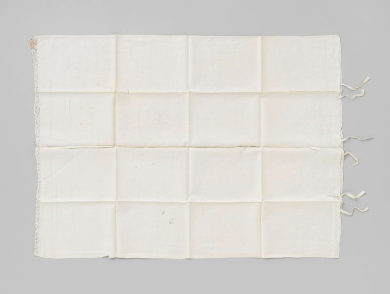 Arte decorativa em renda de artista desconhecido de 1692-1735
