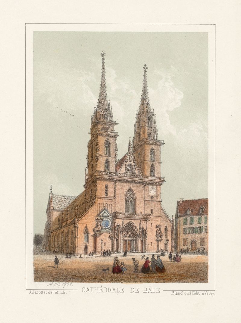 Cathédrale de Bâle de Jean Jacottet, meio desconhecido