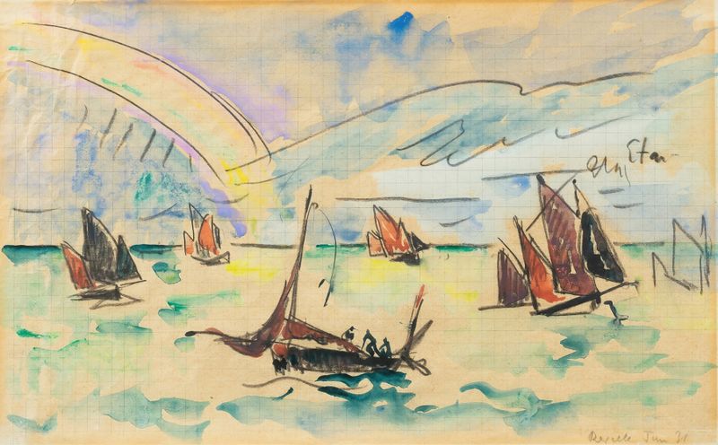 Composición abstracta de Paul Signac, Post-Impresionismo