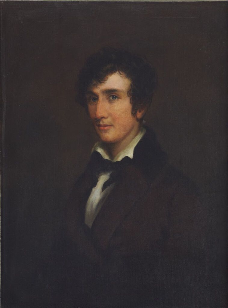 Retrato de una mujer, óleo sobre lienzo de Francis Marion Tuttle