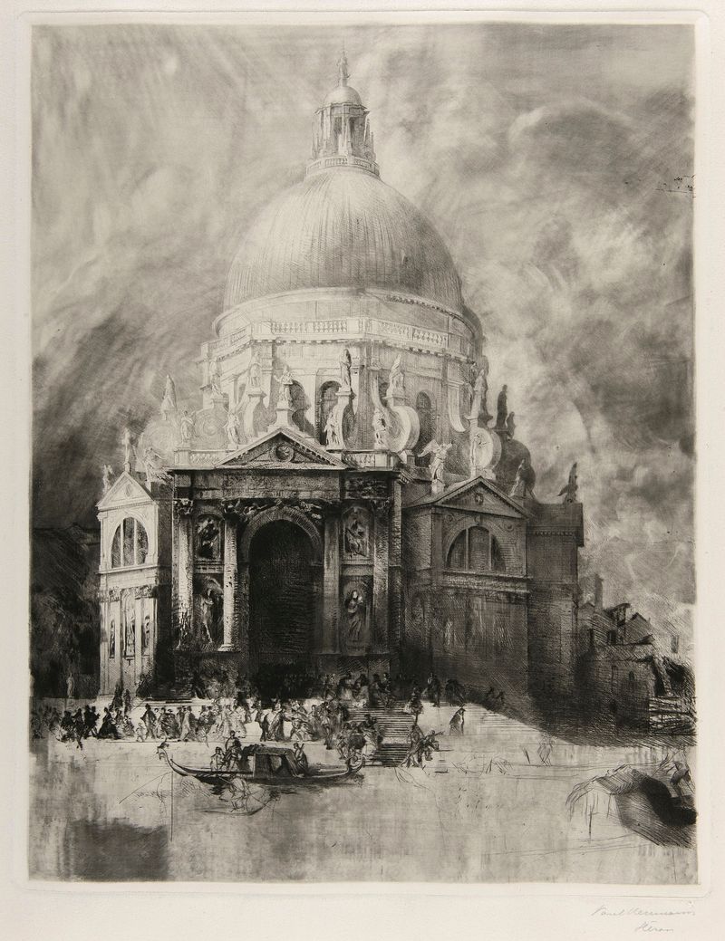 Santa Maria della Salute, óleo sobre tela de Hermann-Paul