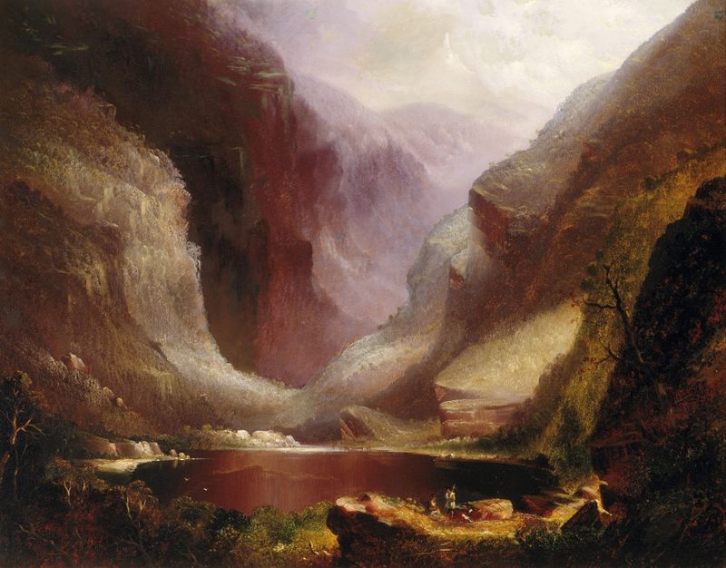 Paisaje de Mount Warning, óleo sobre lienzo de Fearnleigh Montague