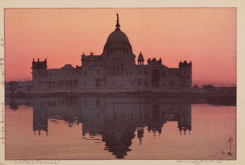 Ukiyo-e del Victoria Memorial de Yoshida Hiroshi